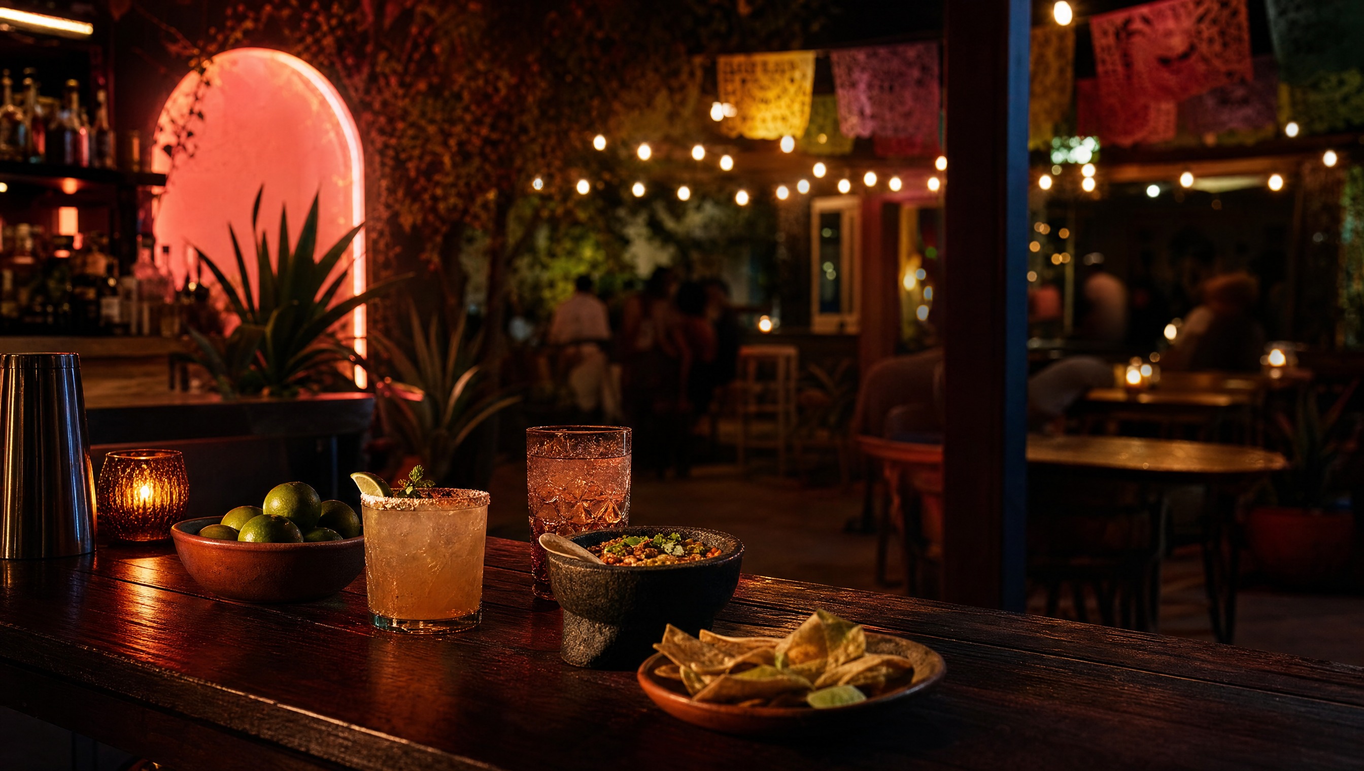 Bar mexicain de La Toxica, margaritas et micheladas