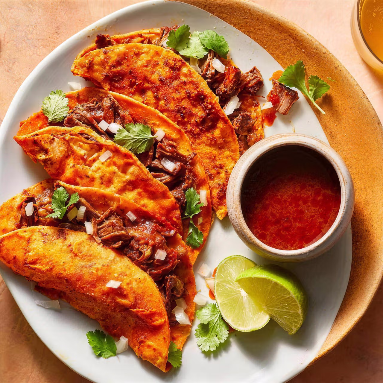 Tacos birria à La Toxica