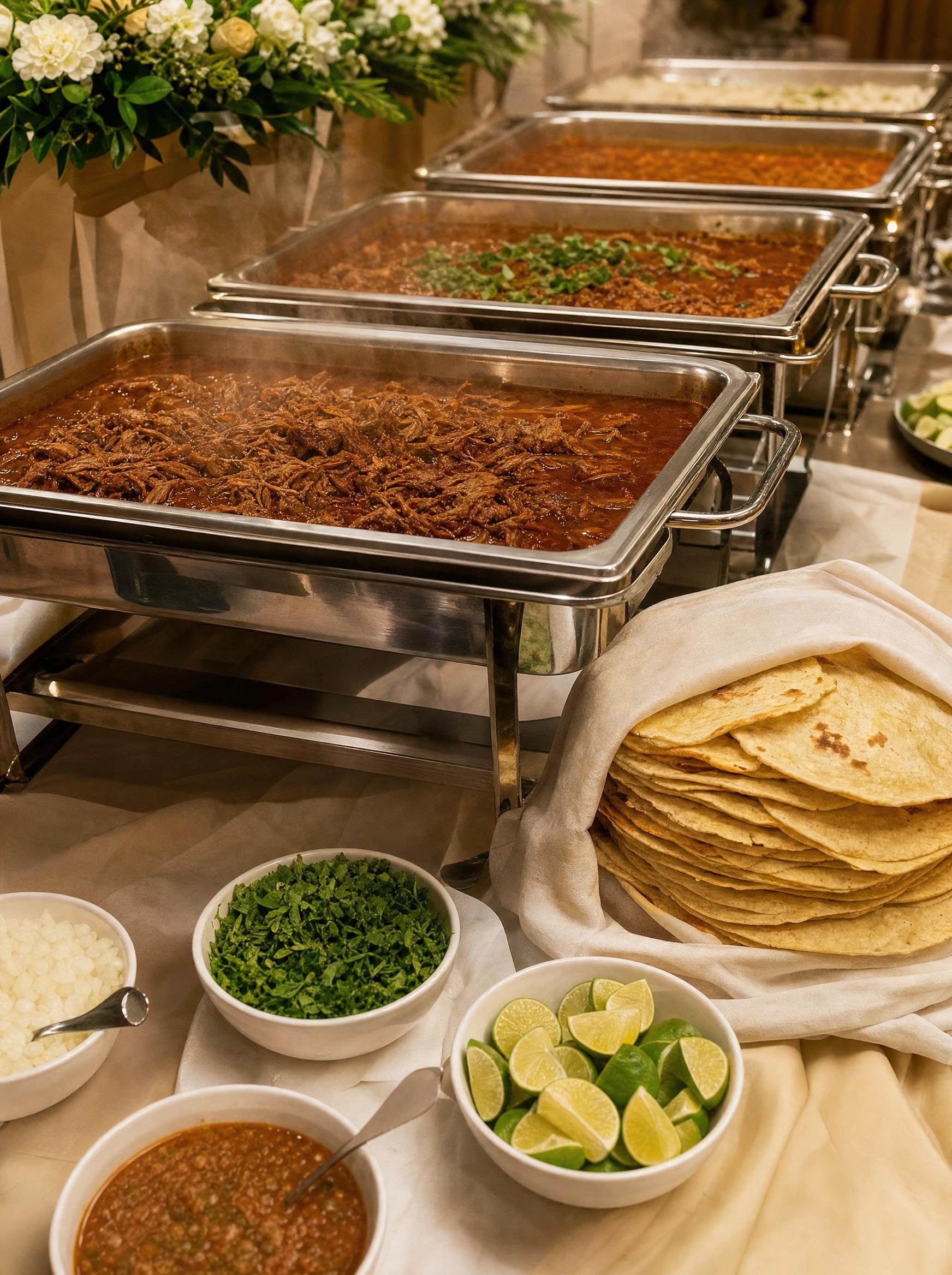 Buffet traiteur mexicain La Toxica pour un grand événement