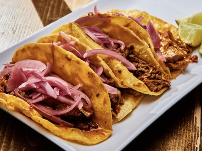 Cochinita pibil tacos at La Toxica