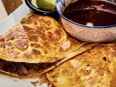 Birria quesadilla at La Toxica