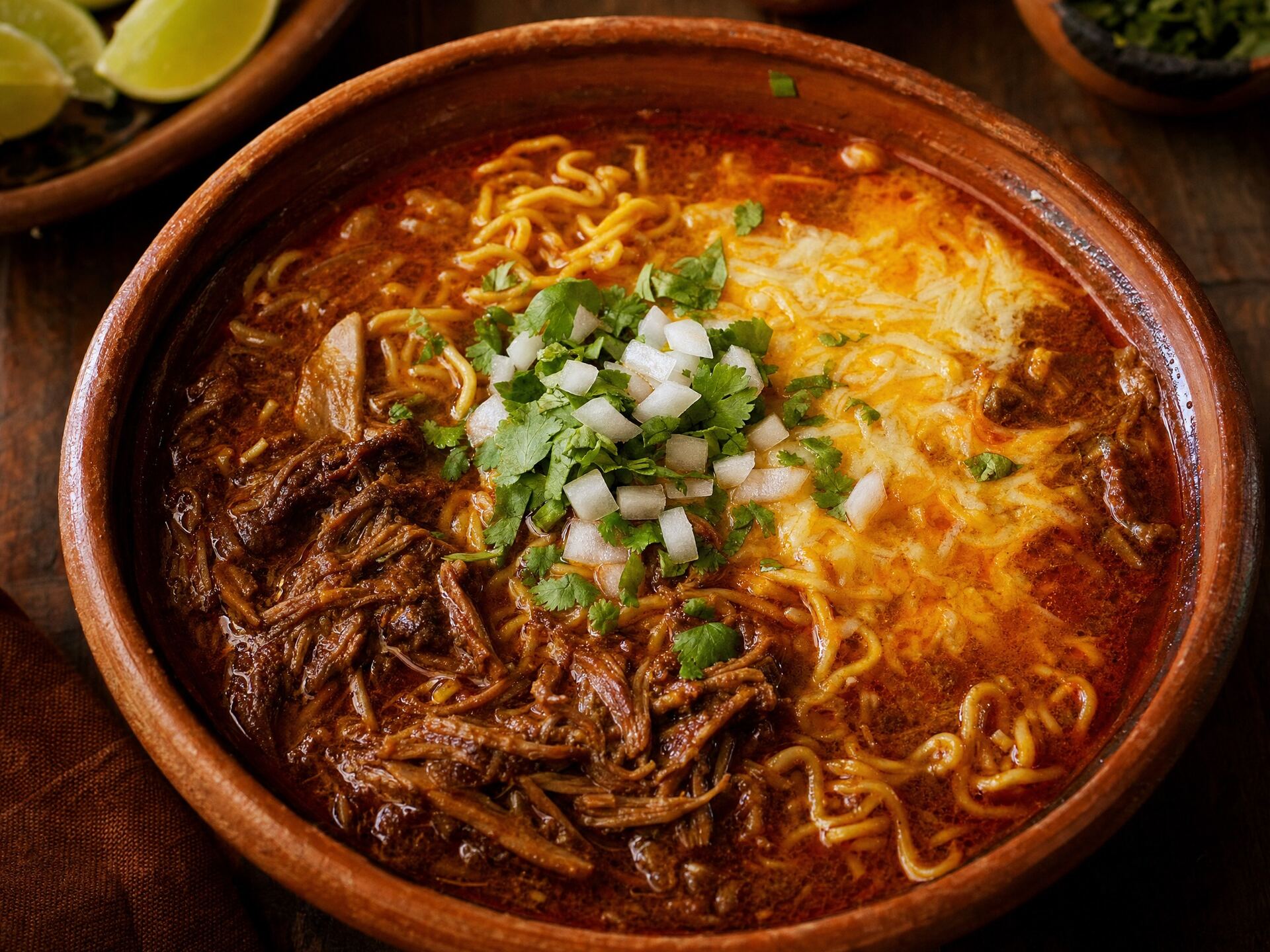 Birria ramen at La Toxica