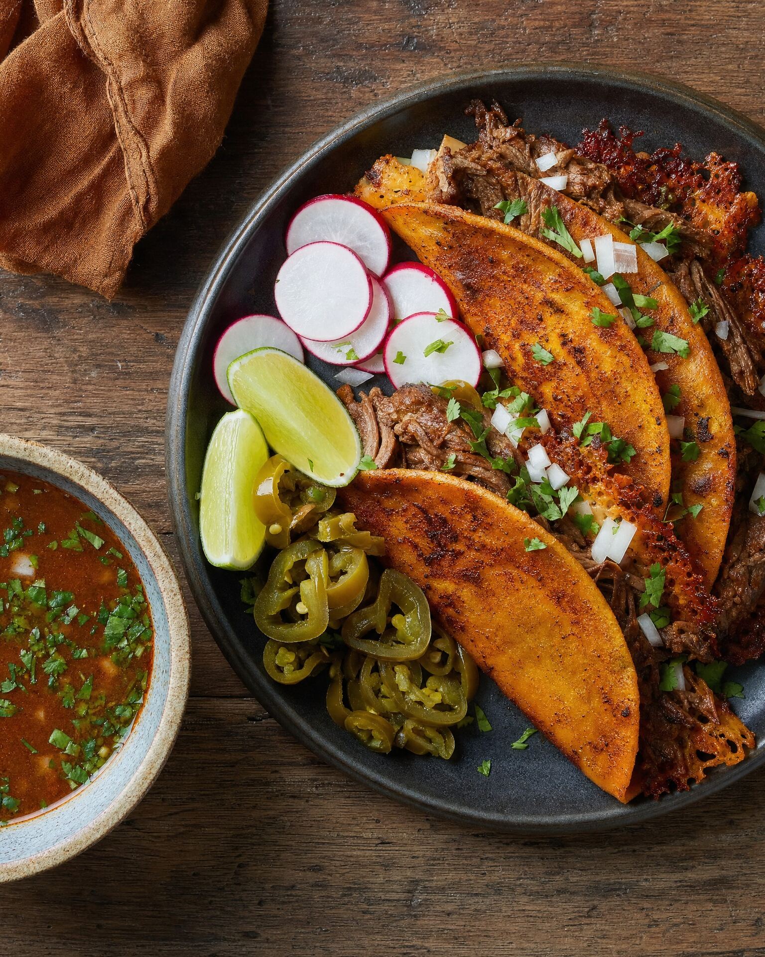 Birria tacos, La Toxica's specialty