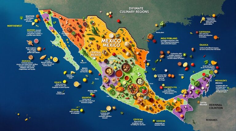 Les régions façonnent la diversité de la cuisine mexicaine